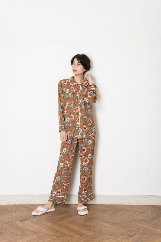 ビックフラワー 花柄パジャマ(トップス)