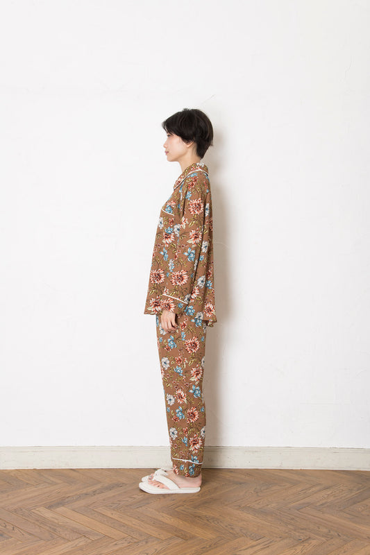 ビックフラワー 花柄パジャマ(トップス)