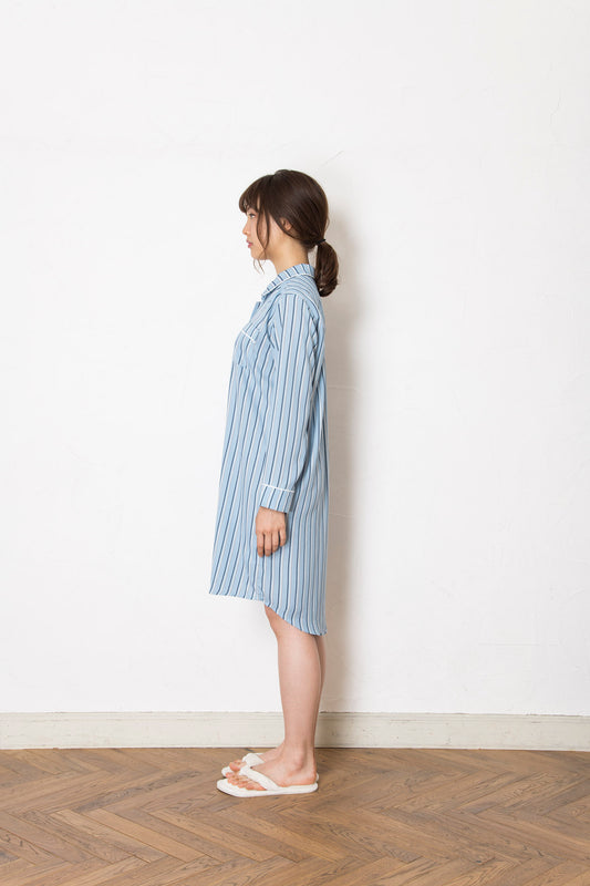 マルチストライプ パジャマ(ワンピース)