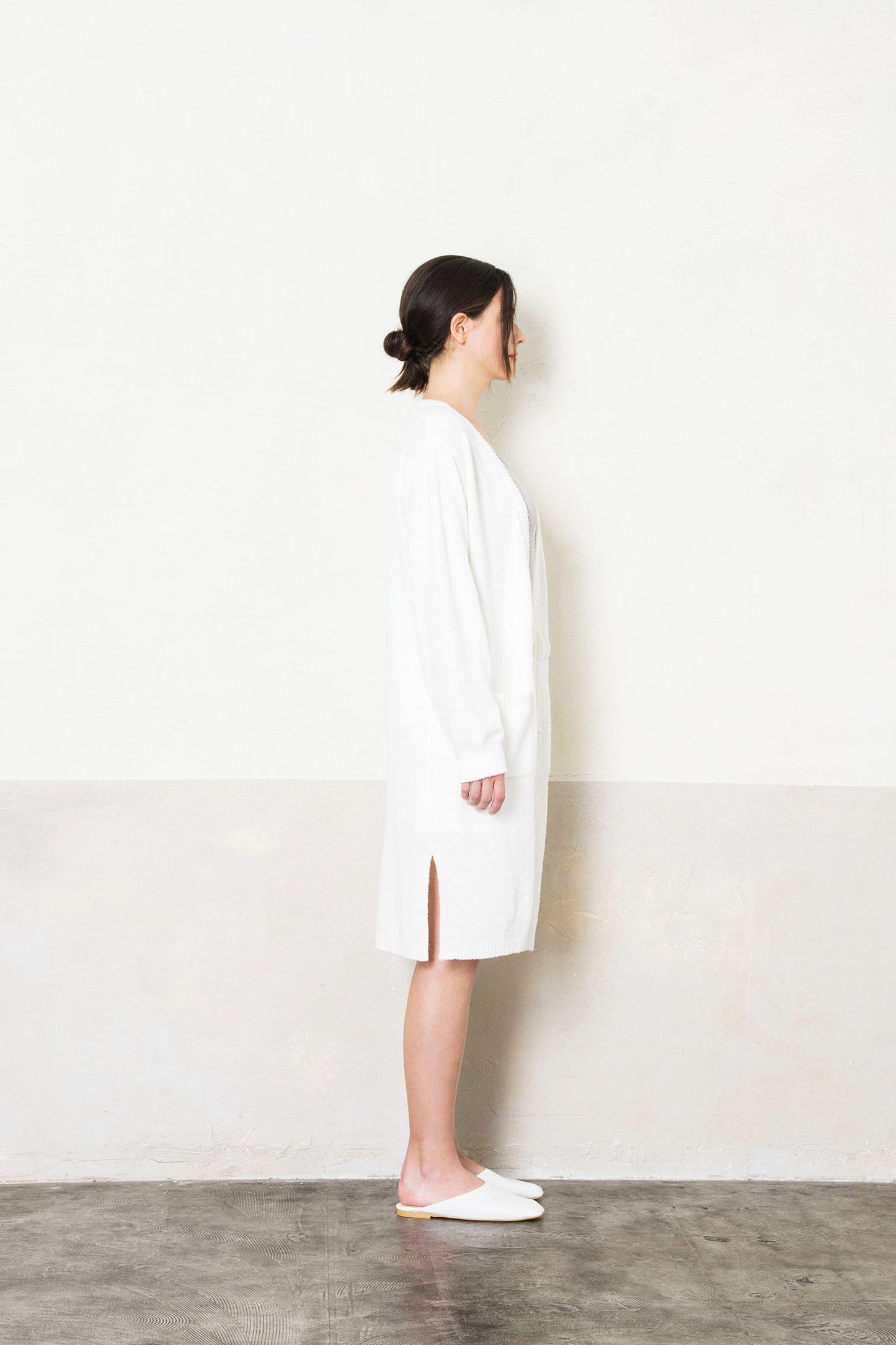 ジャガード ロングカーディガン