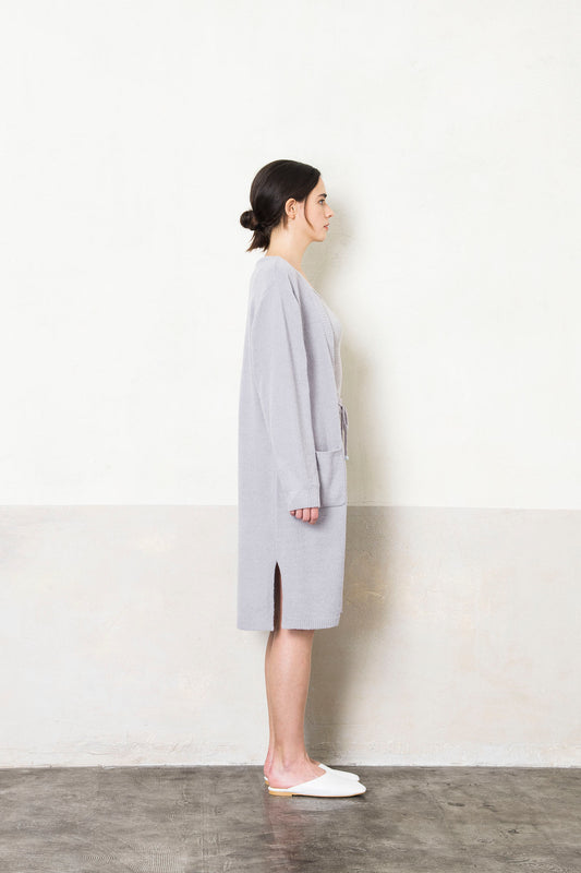 ジャガード ロングカーディガン