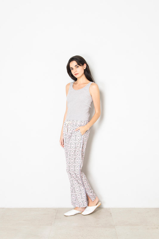 シルクタッチ  Old pattern Relax Pants