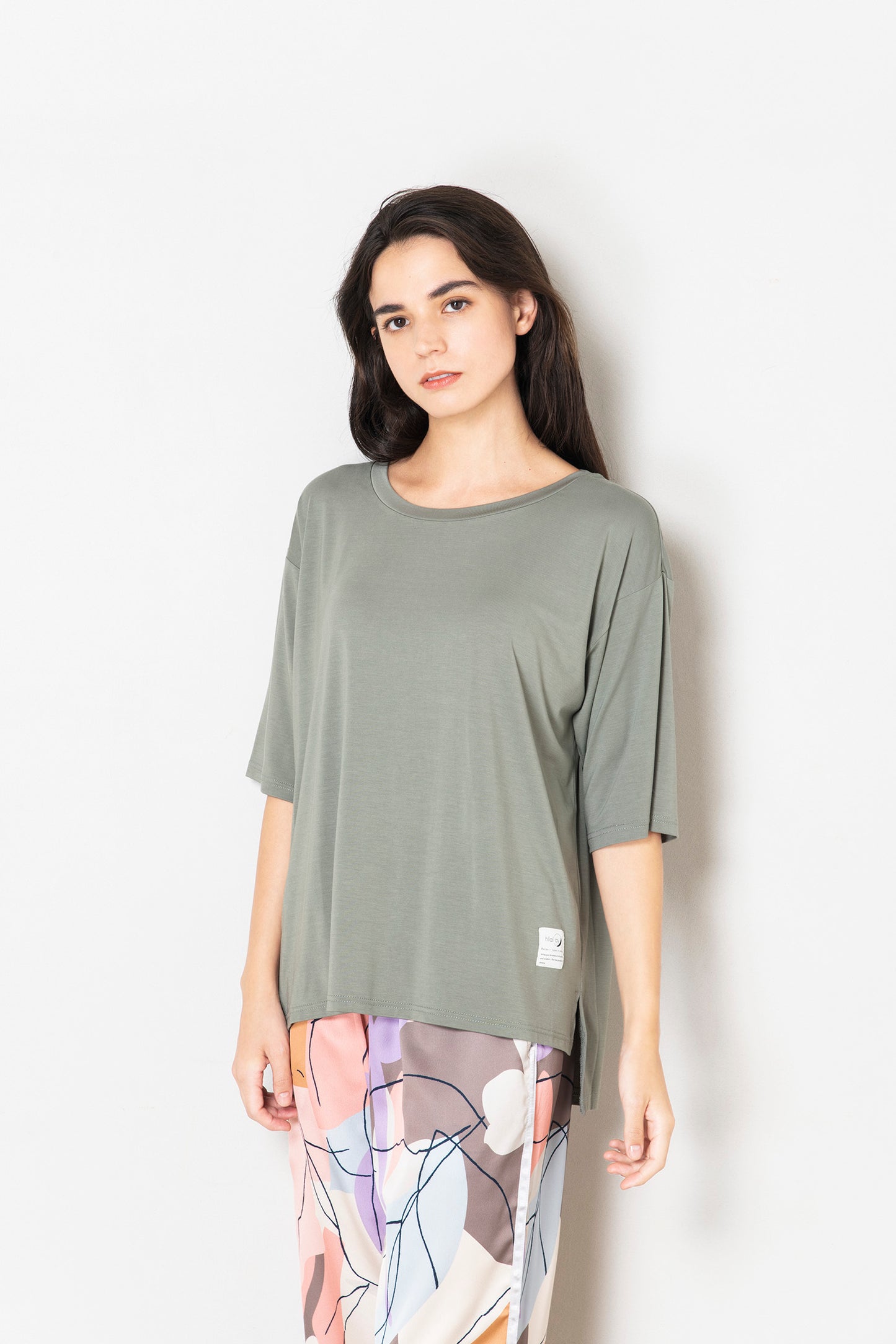 ソフトモダール ベーシックTシャツ