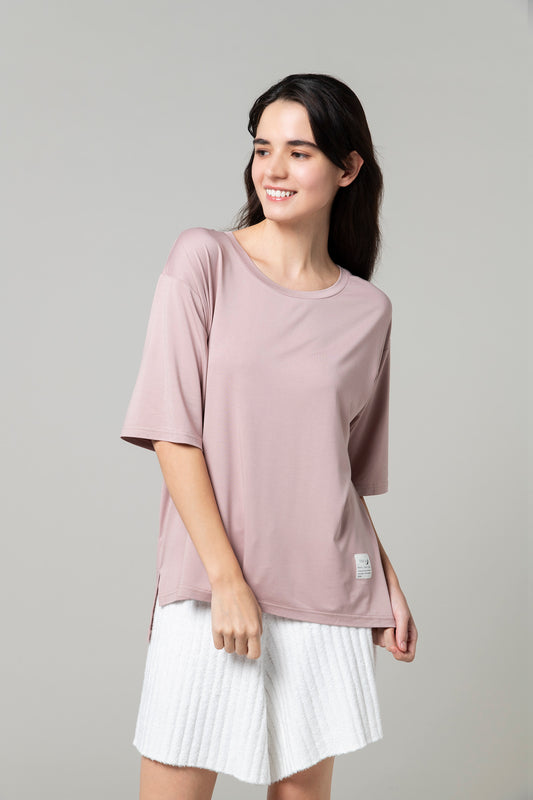 ソフトモダール ベーシックTシャツ