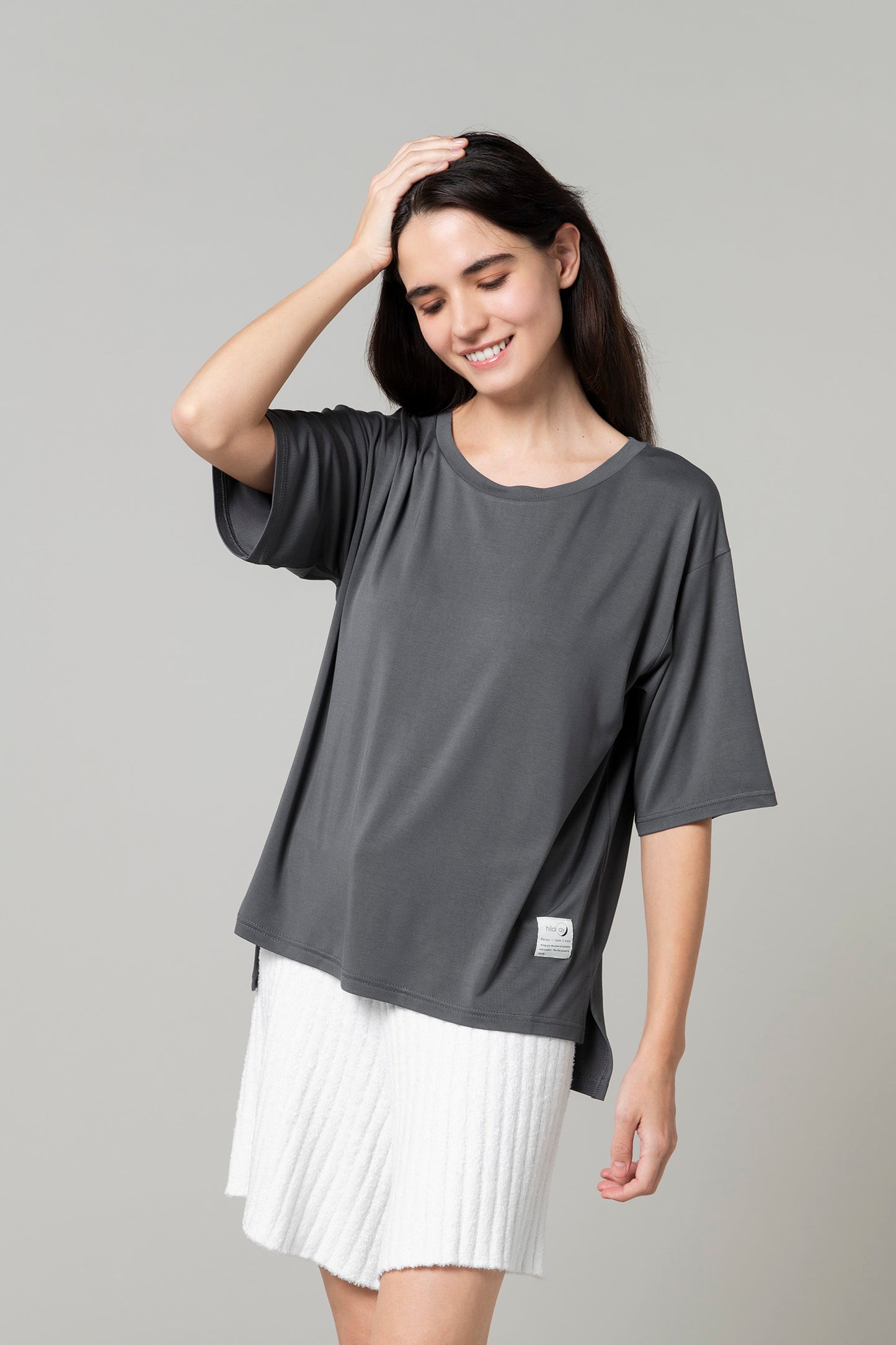 ソフトモダール ベーシックTシャツ