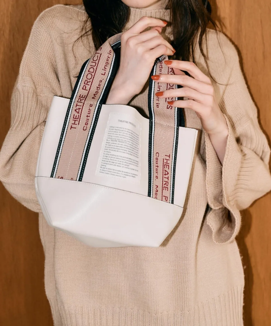 【THEATRE PRODUCTS】合皮テープバッグ Sサイズ