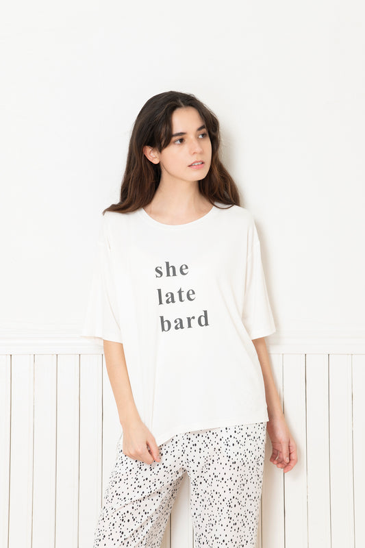 ソフトモダール ベーシックロゴTシャツ