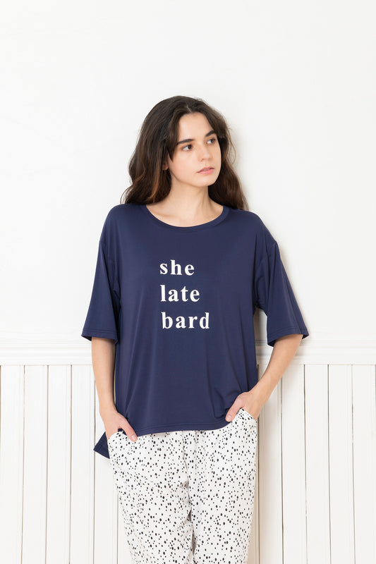 ソフトモダール ベーシックロゴTシャツ