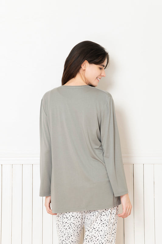 ソフトモダール カーディガン