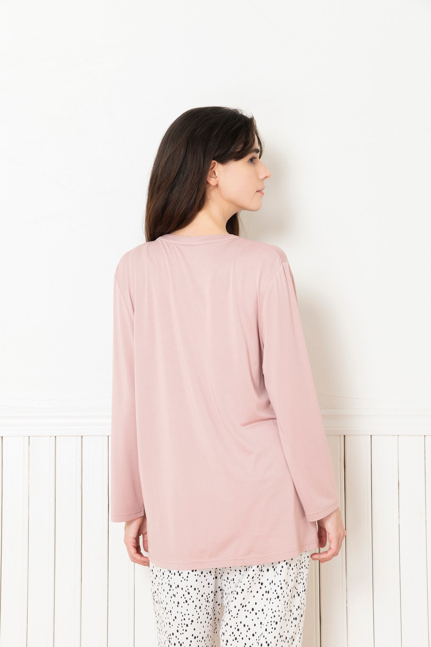 ソフトモダール カーディガン