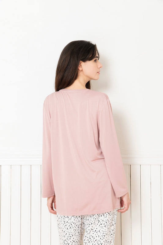 ソフトモダール カーディガン