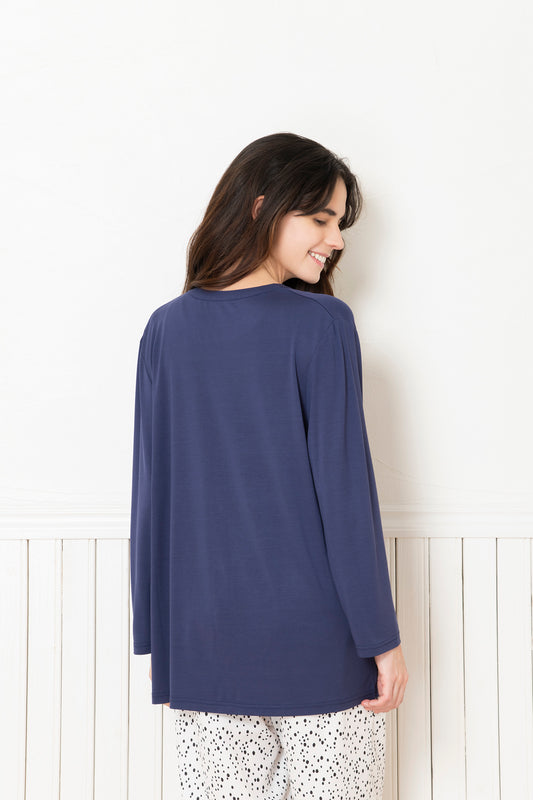 ソフトモダール カーディガン