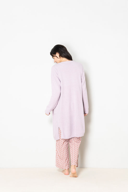 ジャガード ロングカーディガン