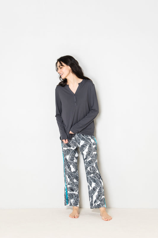 シルクタッチ Fern Relax Pants