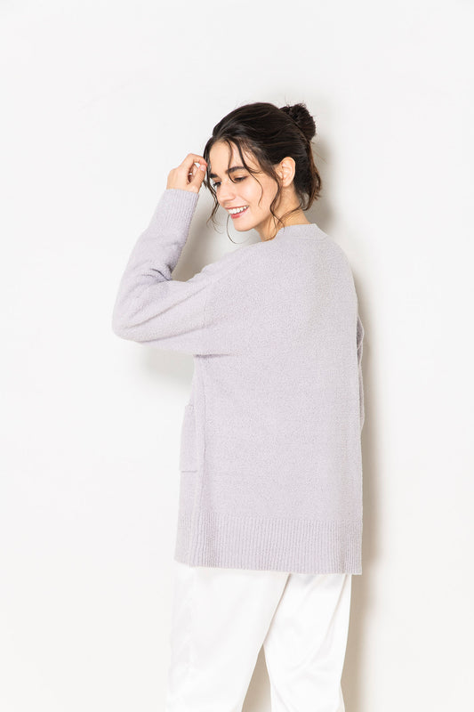 ジャガード ショートカーディガン