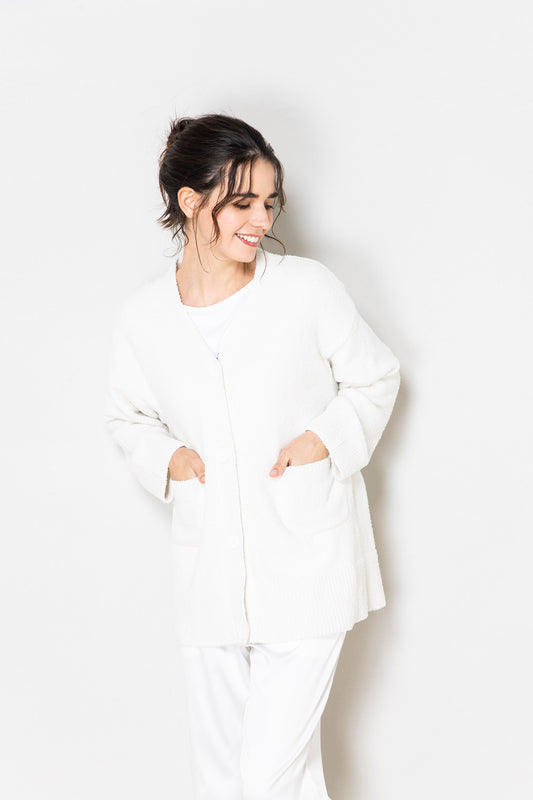 ジャガード ショートカーディガン