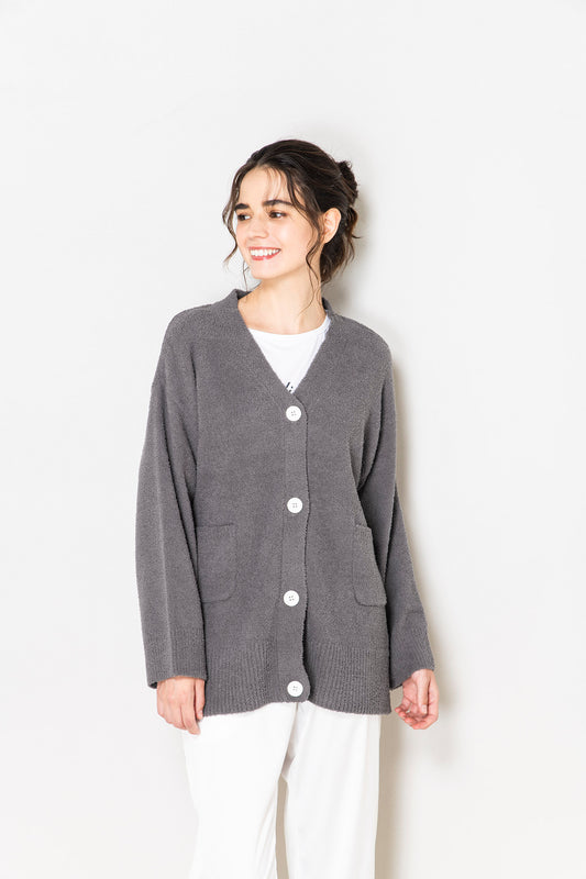 ジャガード ショートカーディガン