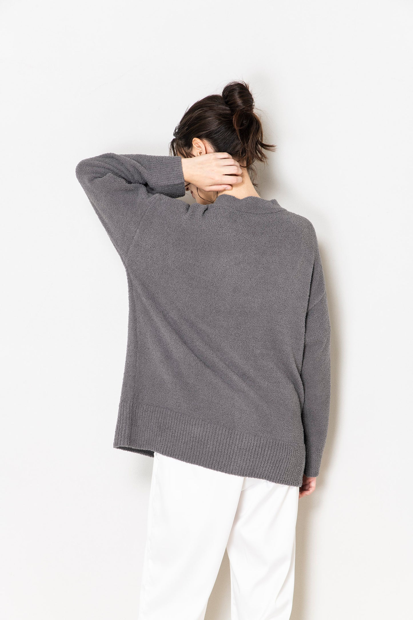 ジャガード ショートカーディガン