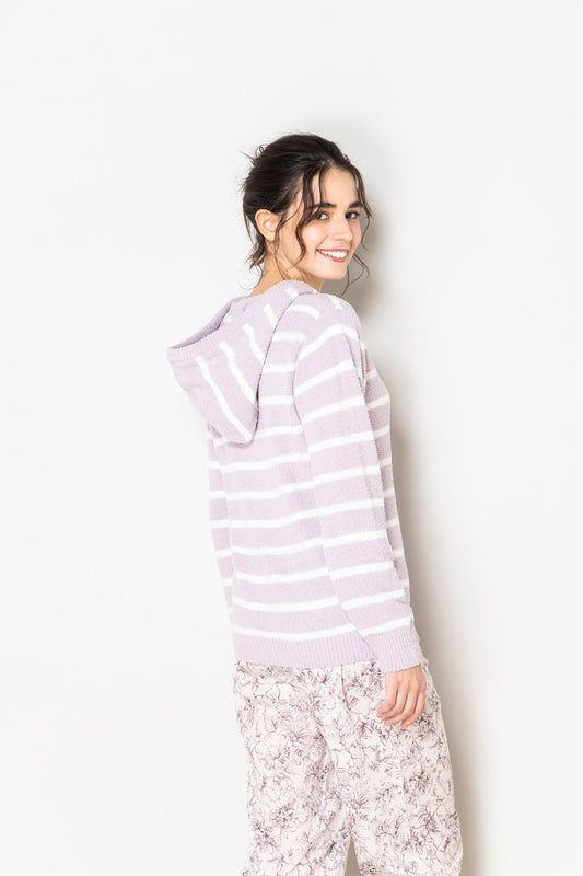 ジャガード ジップパーカー