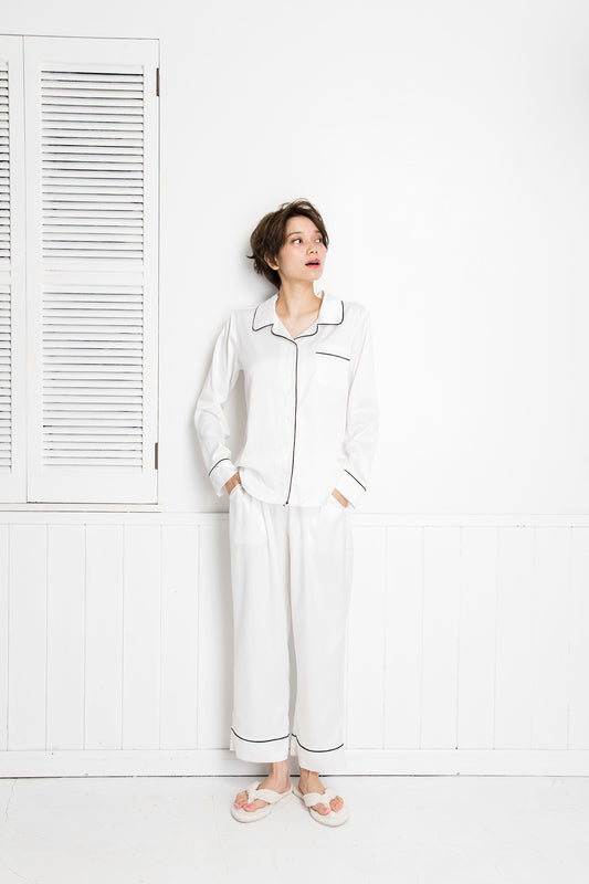 シルクタッチ サテン パジャマ(ボトムス)