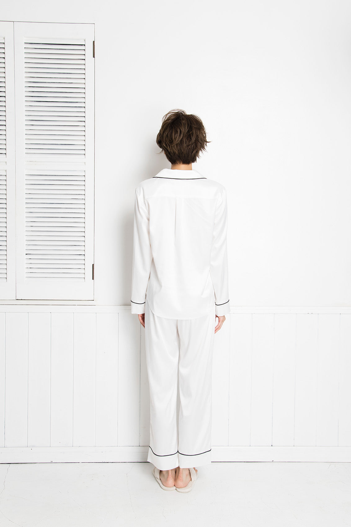 シルクタッチ サテン パジャマ(ボトムス)