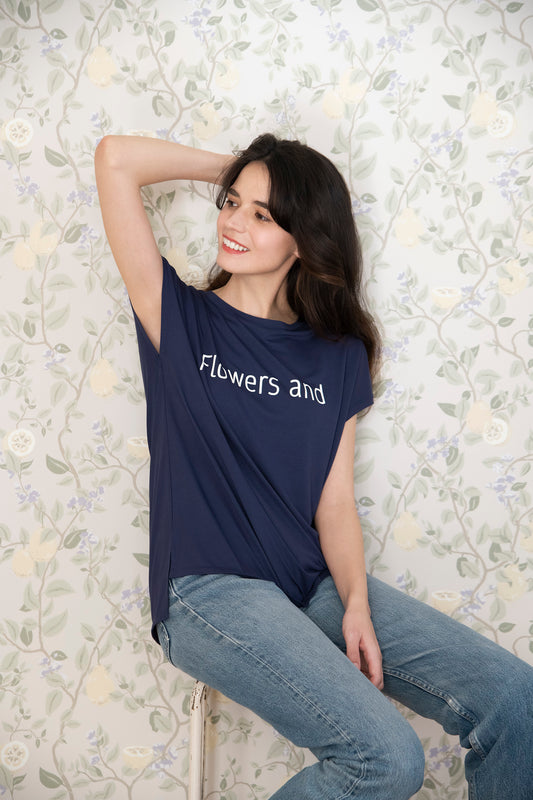 ソフトモダール フレンチTシャツ