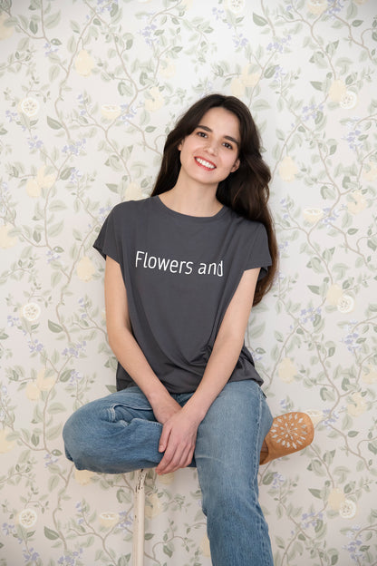 ソフトモダール フレンチTシャツ