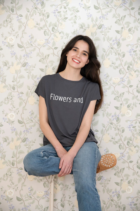 ソフトモダール フレンチTシャツ