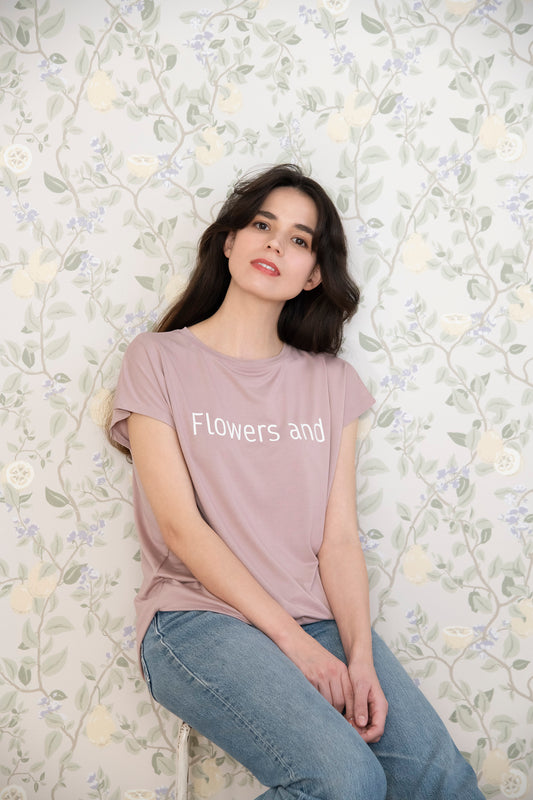 ソフトモダール フレンチTシャツ