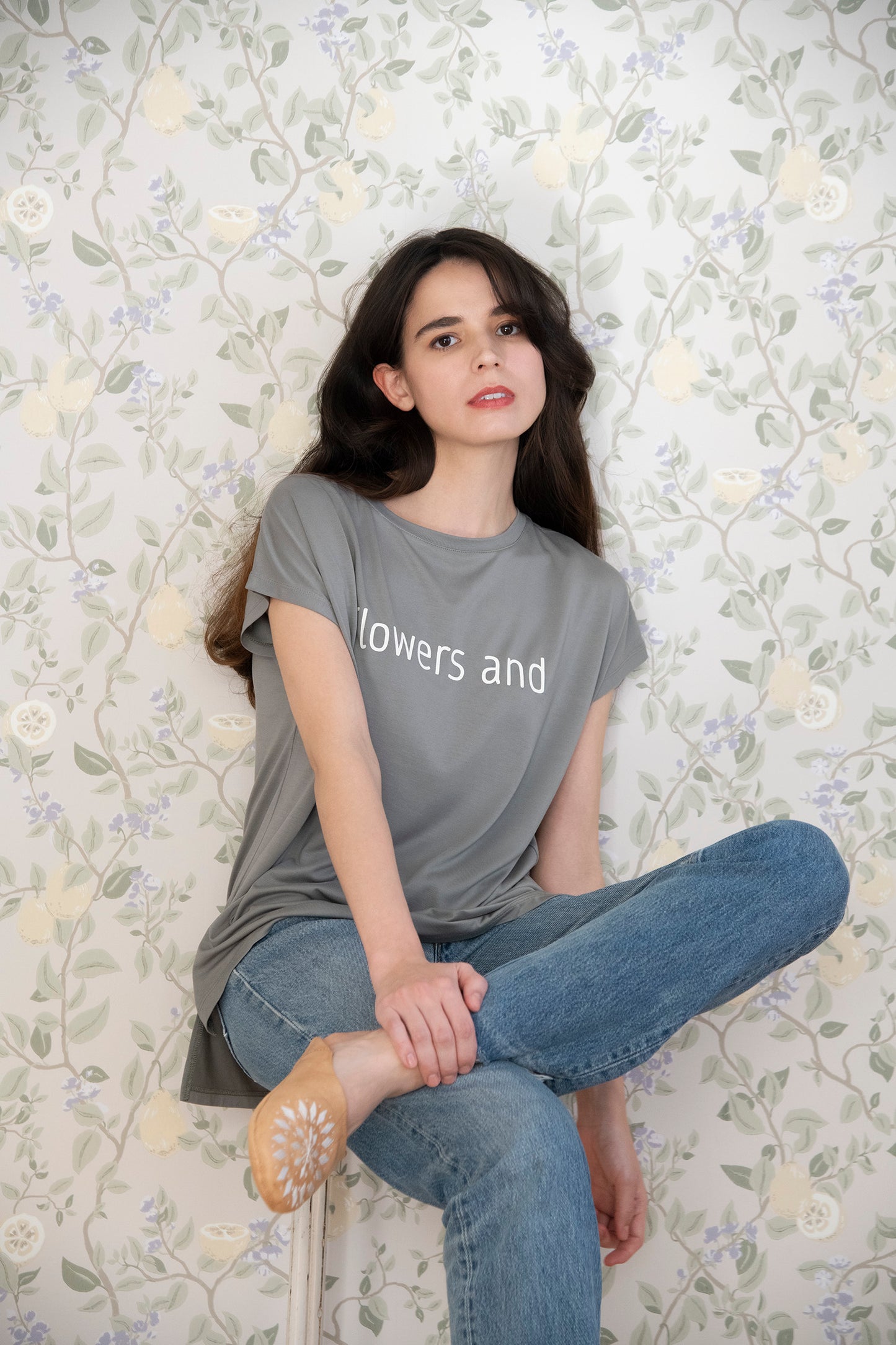 ソフトモダール フレンチTシャツ