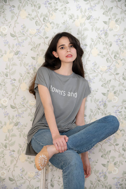 ソフトモダール フレンチTシャツ